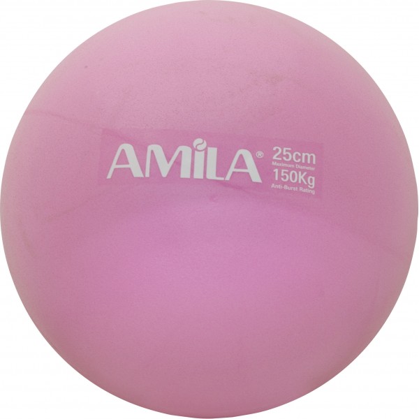 Μπάλα Γυμναστικής AMILA Pilates Ball 25cm Ροζ