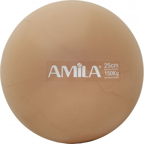 Μπάλα Γυμναστικής AMILA Pilates Ball 25cm Χρυσή Bulk