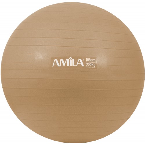Μπάλα Γυμναστικής AMILA GYMBALL 55cm Χρυσή