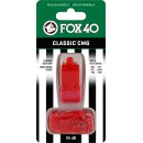 Σφυρίχτρα FOX40 Classic CMG Official Κόκκινη με Κορδόνι