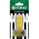 Σφυρίχτρα FOX40 Classic CMG Official Κίτρινη με Κορδόνι