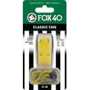 Σφυρίχτρα FOX40 Classic CMG Official Κίτρινη με Κορδόνι