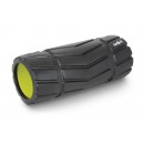 AMILA Foam Roller Arrow Φ14x33cm Μαύρο/Λάιμ