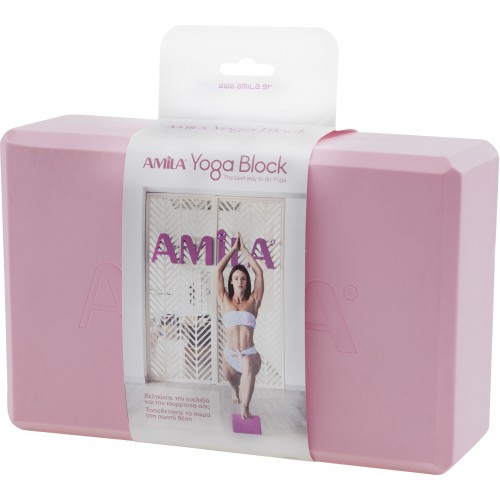Τούβλο Yoga AMILA Brick Ροζ