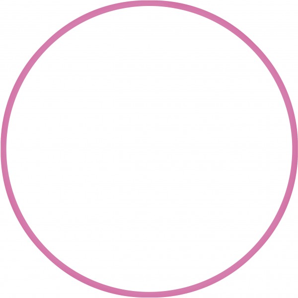 Χούλα-Χουπ HQ 60cm - Φ19mm - 230gr, Ροζ
