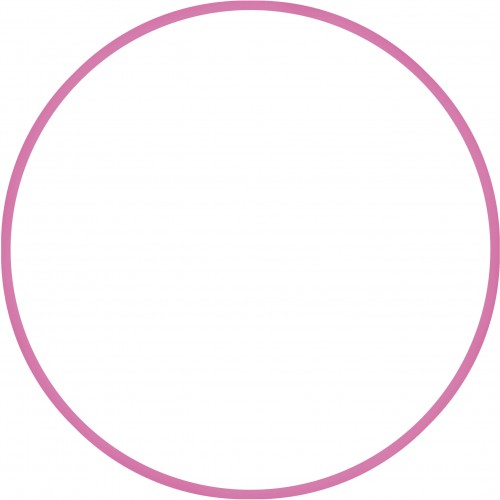 Χούλα-Χουπ HQ 70cm - Φ19mm - 280gr, Ροζ