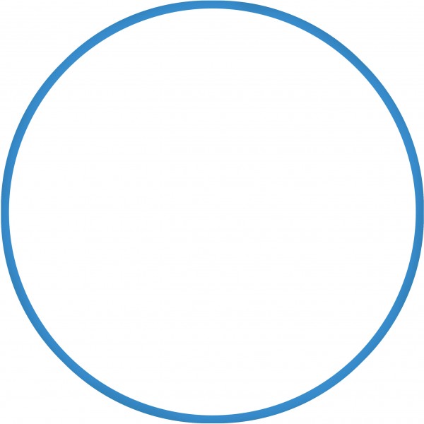 Χούλα-Χουπ HQ 70cm - Φ19mm - 280gr, Μπλε