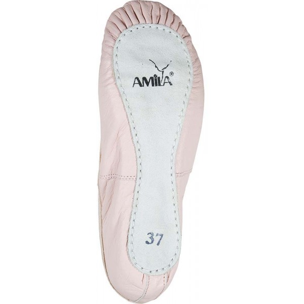 Παπούτσια Μπαλέτου Δερμάτινα Σομόν, Νο33