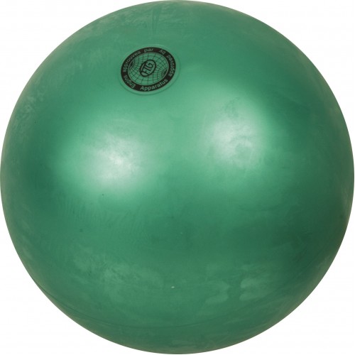 Μπάλα Ρυθμικής Γυμναστικής 19cm FIG Approved, Πράσινη με Strass