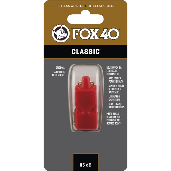 Σφυρίχτρα FOX40 Classic Safety Κόκκινη