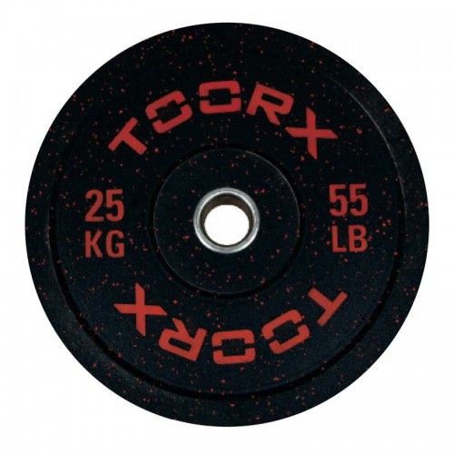 Ολυμπιακός Δίσκος Bumper Crumb 25kg 45cm Toorx