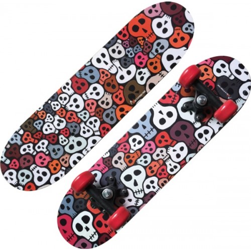 TRIBE SKULLS-maple Skateboard-Nextreme