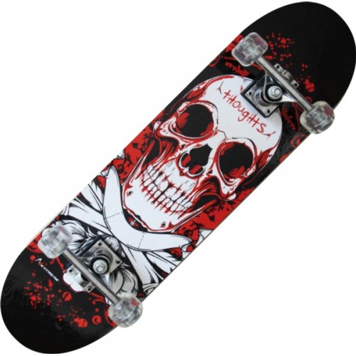 TRIBE PRO (BLOODY SKULL)-maple Skateboard-Nextreme