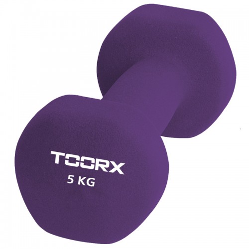 Βαράκι Neoprene 5kg Μωβ Toorx