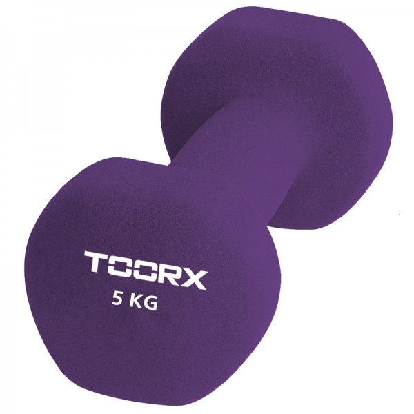 Βαράκι Neoprene 5kg Μωβ Toorx