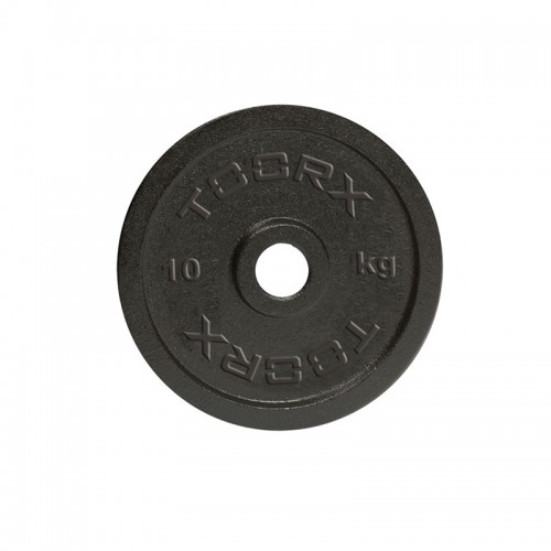 Μαύρος Μαντεμένιος Δίσκος 10 kg Ø25mm Toorx