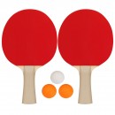 Σετ 2 Ρακέτες Ping Pong & 3 Μπαλάκια 