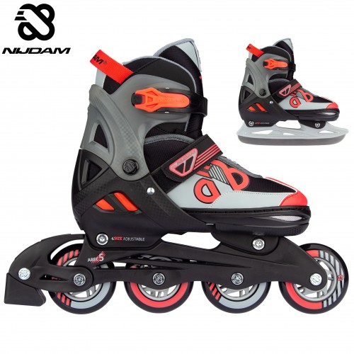 Nijdam Inline Skates - Παγοπέδιλα Combo 