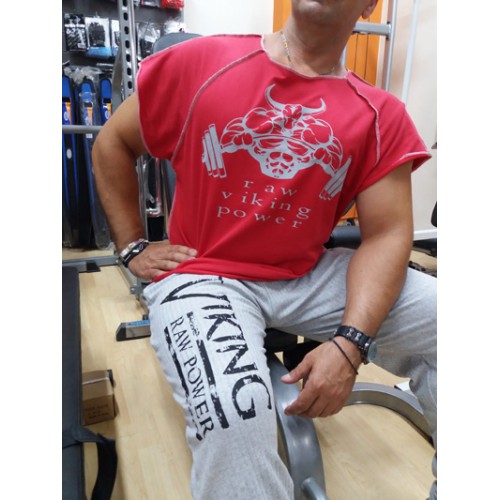 VIKING Παντελόνι Ανάγλυφο V1007 Workout Pants  Γκρι/XXLarge  