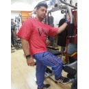 VIKING Παντελόνι Ανάγλυφο V1050 Workout Pants  Κόκκινο/Large  