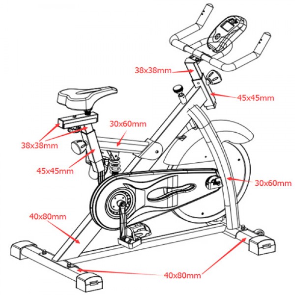 VIKING V-1500 Spin Bike    