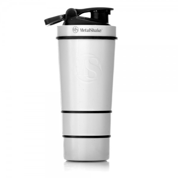 SHAKER 600ml By METALSHAKE PEARL WHITE   