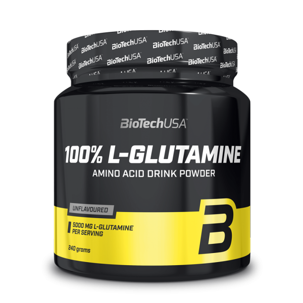 100% L-GLUTAMINE BIOTECH 240gr Unflavoured