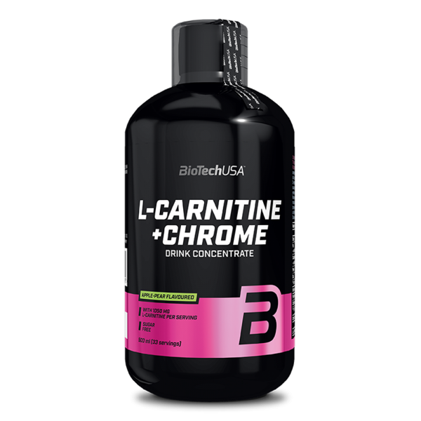 L-CARNITINE + CHROME BIOTECH 500ml apple pear