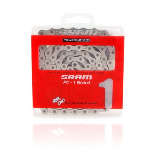 Αλυσίδα SRAM PC 1 Nickel 114 Links Για Single Speed