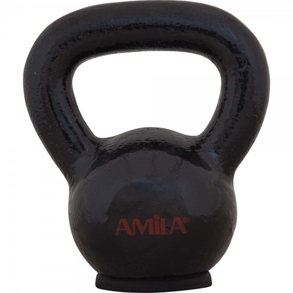 AMILA Kettlebell Cast Iron Rubber Base 6Kg